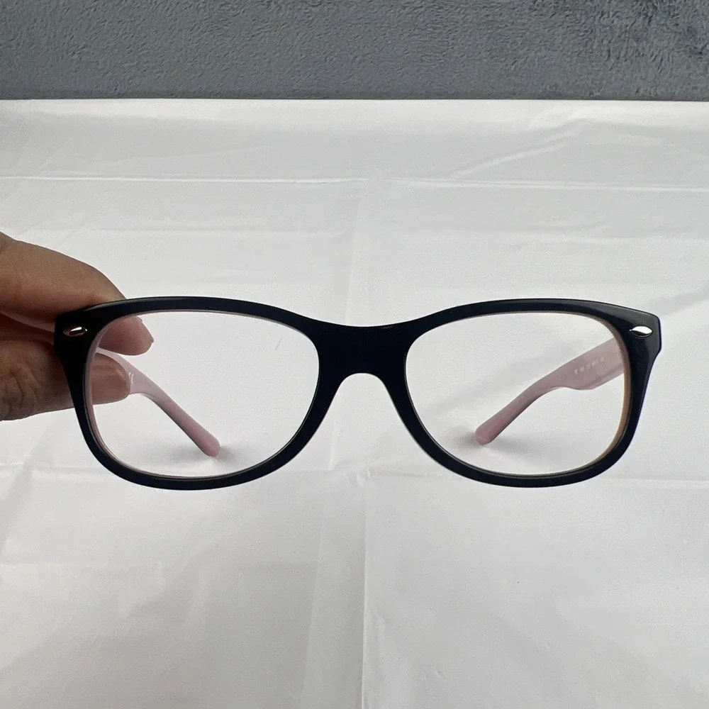 Ray Ban Kids Eyeglasses RB1544 3580 Pink Cat Eye Logo Arms 48-16-130 Frames #2